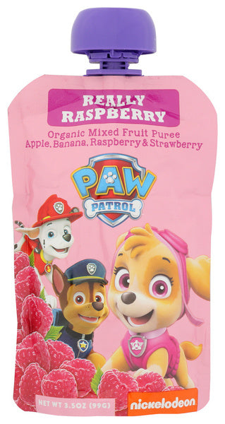 10-PACK OF Puree Raspberry Paw Patrol Rang 3.5 oz
