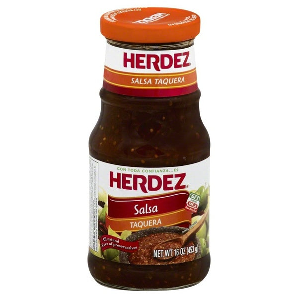 12-PACK OF Salsa Dipping Taquera Herdez 16 oz