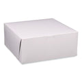 50-PACK OF Container Paper SCT 1593 White Paper Bakery Boxes - 14x14x6 Inches - 50 Count Durable and Secure Packaging for Baked Goods