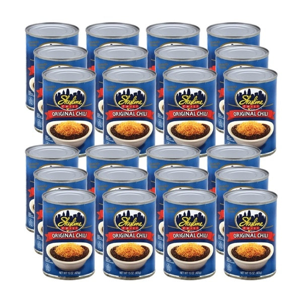24-PACK OF Soup Chili Original Skyline (Disposables) 15 oz