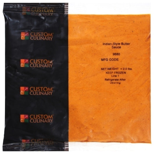 8-PACK OF Gold Label Indian-Style Butter Sauce Custom Culinary, 8 - 2 Lb