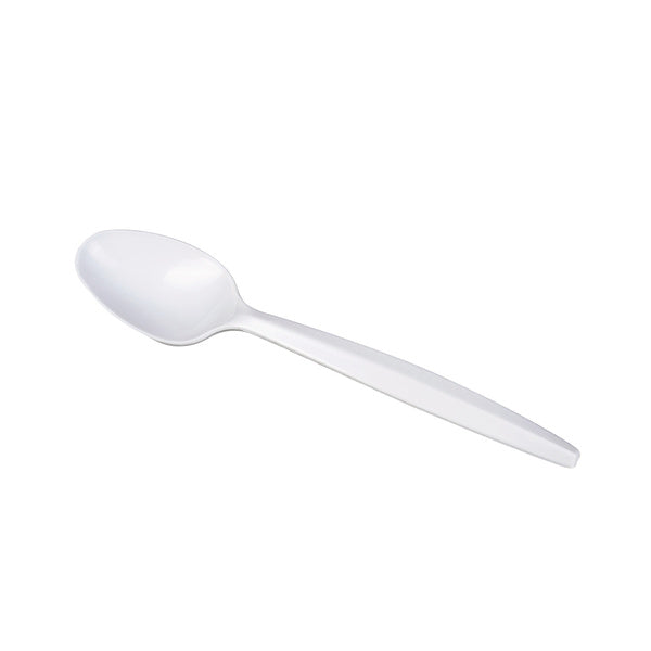 1000-PACK OF Teaspoon Plastic Karat 1,000 ct PP Plastic Medium-Heavy Weight Tea Spoons Bulk Box, White