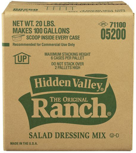 1-PACK OF DRESSING MIX RANCH BULK