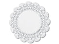 1-PACK OF DOILY LACE 4IN RND WHT CAMBR