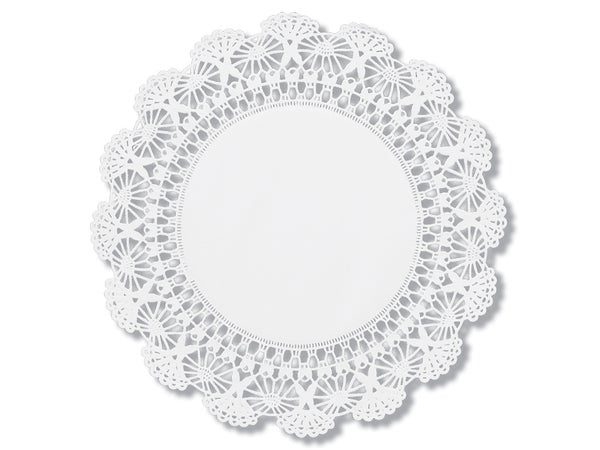 1-PACK OF DOILY LACE 4IN RND WHT CAMBR