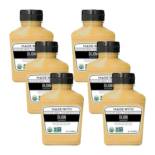 6-PACK OF Mustard Dijon Organic Made With 9 oz