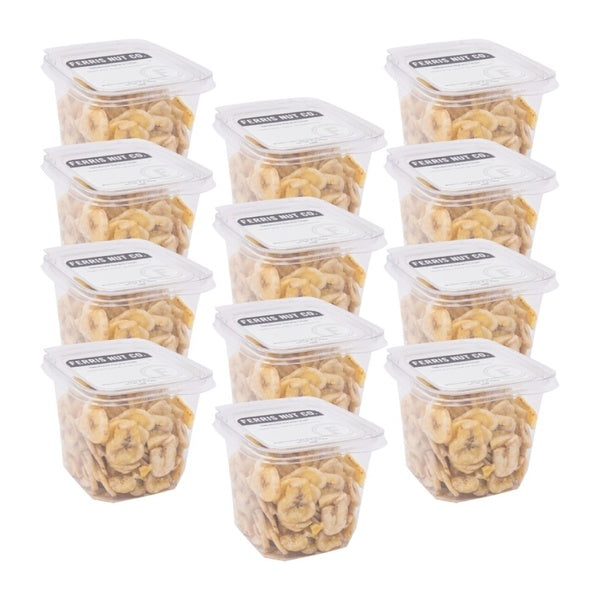 12-PACK OF Banana Chip Sweetened Ferris Eb 8 oz