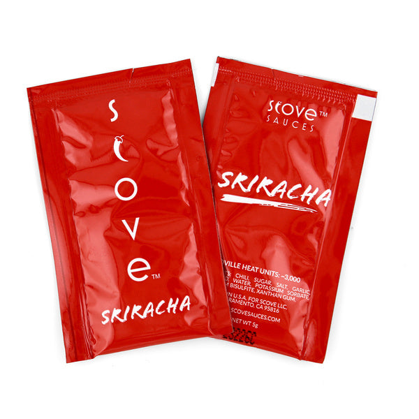 400-PACK OF SAUCE CHILI HOT SRIRACHA PCKT