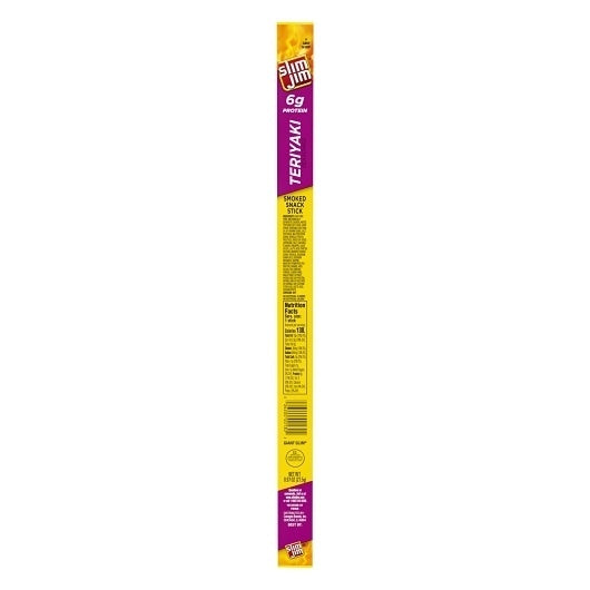 144-PACK OF Giant Teriyaki Slim Jim, 6 - 24 - 0.97 Oz