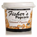12-PACK OF Popcorn Caramel Large Tub, Fisher’s Popcorn