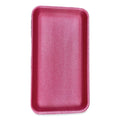 250-PACK OF Tray Foam GEN 1525PINK 14.5 x 8 inch Foam Meat Trays - Pink Color (250 Count Carton) for Fresh Food Packaging