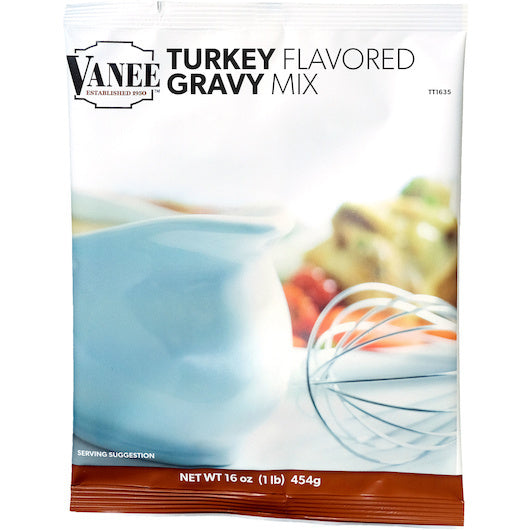 8-PACK OF Turkey Flavored Gravy Mix Vanee, 8 - 16 Oz