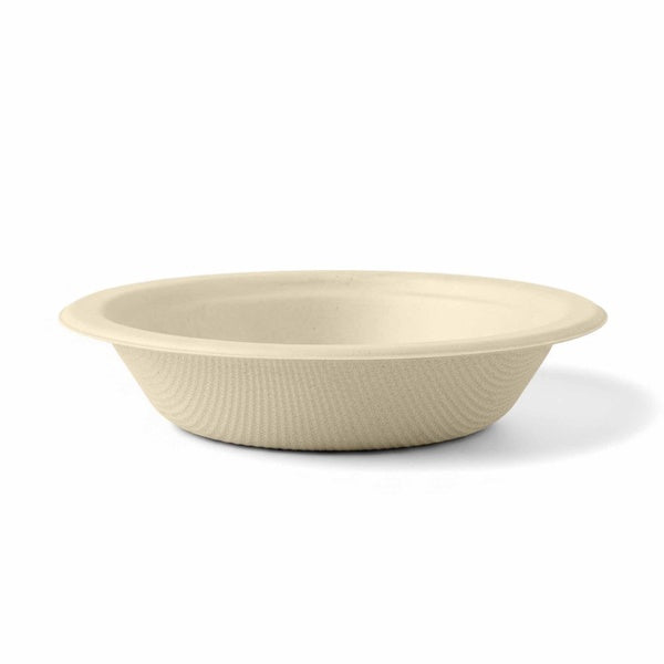 20-PACK OF Bowls - Sugarcane Bagasse Compostable 16 Oz Round Bowls - Case of 20 (500 Pcs)