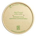 500-PACK OF BOWL CMPSTBL World Centric Lids for 12-16oz Tall NoTree Paper Bowls | 500 count