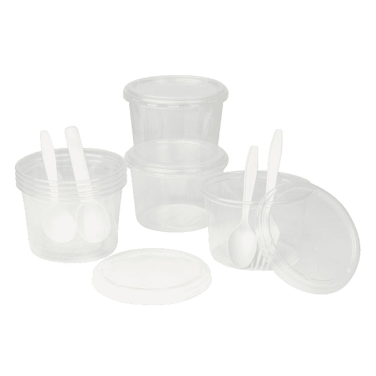 500-PACK OF Container Takeout Karat Earth 16oz PLA Eco-Friendly Deli Containers (117mm) - 500 pcs