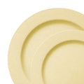 120-PACK OF Plate Set Bright Yellow Matte