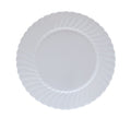 10-PACK OF PLATE PLAS WHT 9" RGD CLSWR