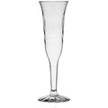 12-PACK OF Glass Plastic 5 oz Disp. Flutes