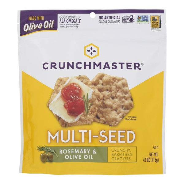 12-PACK OF CRACKER MULTISEED ROSEMARY & OLIVE OIL