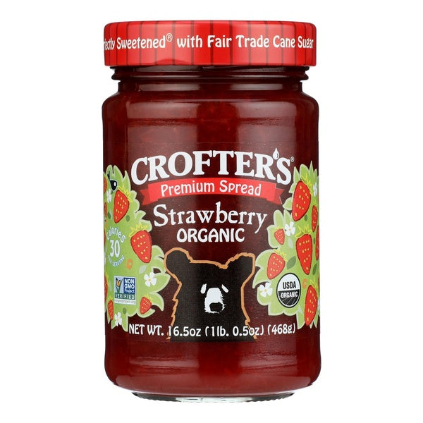 6-PACK OF FRUIT SPREAD STRAWBERRY 16.5 OUNCE - CASE OF 6