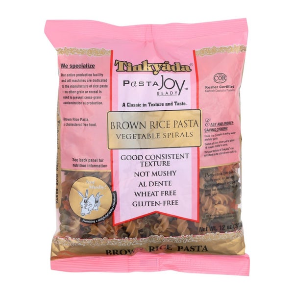 12-PACK OF PASTA SPIRAL BROWN RICE