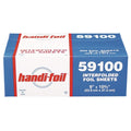 3000-PACK OF Foil Sheet Handi-Foil HFA 59100 Aluminum Foil Sheets - 9 x 10.75 inches, 55 Gauge, Interfolded - 3000 Sheets per Carton for Efficient Food Service