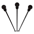 2000-PACK OF AmerCareRoyal STIRSTIX-BK 4.75-Inch Black Beverage Plugs - 2000 Count for Coffee and Drinks