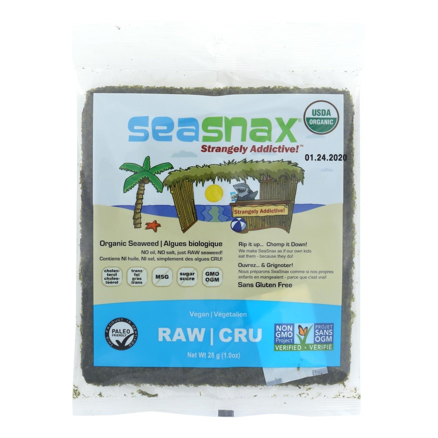 16-PACK OF SEAWEED FRESH ORGANIC SEAWEED