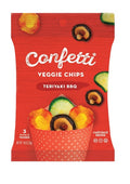 36-PACK OF Chip Veggie Mini Teriyaki BBQ, Confetti Snacks