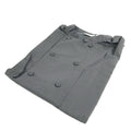 X-LRG-PACK OF COAT CHEF DBL BRST SHT SLV BLK