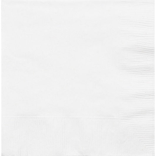 20-PACK OF White Plain 2Ply Beverage Napkin Paterson, 20 - 50 EA