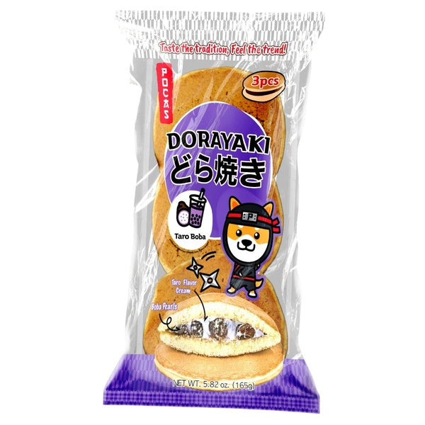 12-PACK OF Dorayaki, Taro Boba, 12/5.82 oz.