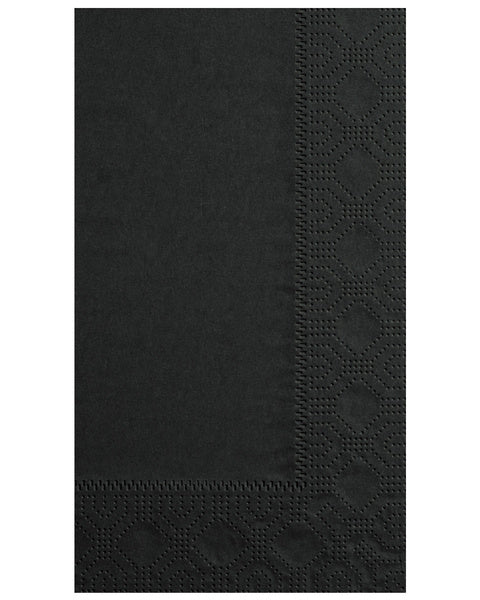 8-PACK OF NAPKIN DNR 15X17 2PLY BLACK