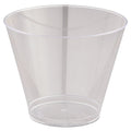 500-PACK OF Cup Plastic WNA T9S 9 oz Clear Squat Comet Smooth Wall Tumblers - 25 Pack (20 Packs per Carton) for Parties and Events