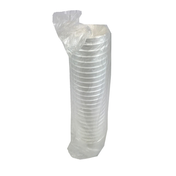 20-PACK OF CONTAINER FOAM RND 16OZ SQT WH
