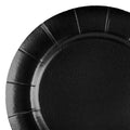 12-PACK OF Plate Dinner 13" Black Paper Charger