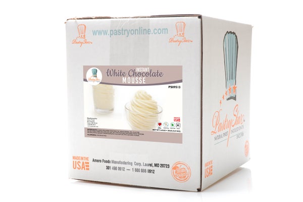 2-PACK OF Chocolate White Mousse, Mix, Instant, Powder, 2 x 5#