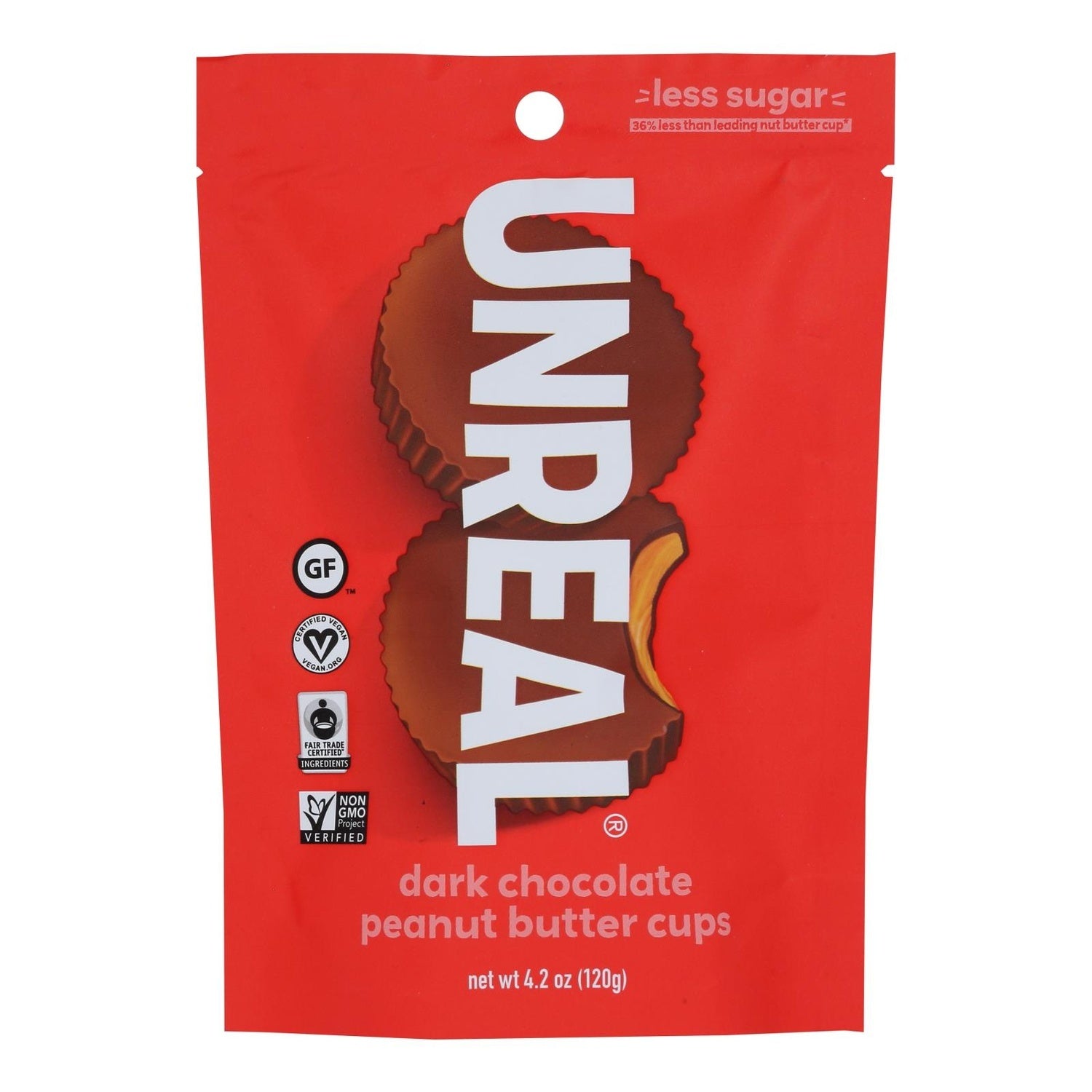 6-PACK OF CHOCOLATE CUP DARK CHOCOLATE PEANUT BUTTER