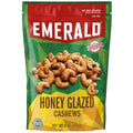 6-PACK OF Cashews Honey Glazed Resealable Bag Emerald, 6 - 5 Oz