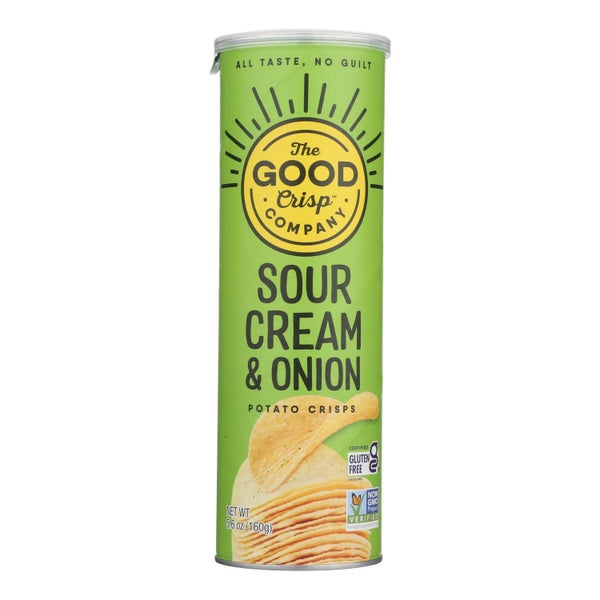 8-PACK OF Potato Chip Sour Cream And Onion The Good Crisp Company 5.6 oz