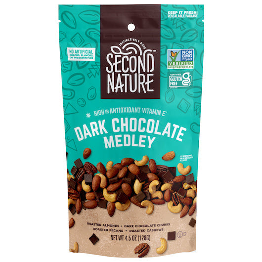 12-PACK OF Candy Box Dark Chocolate Second Nature 4.5 oz