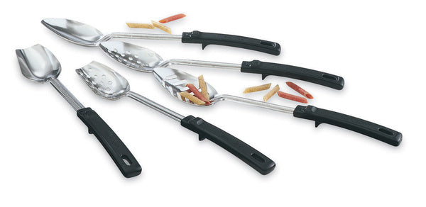 14 IN-PACK OF SPOON SLOTTED S-S W/GRP HNDL