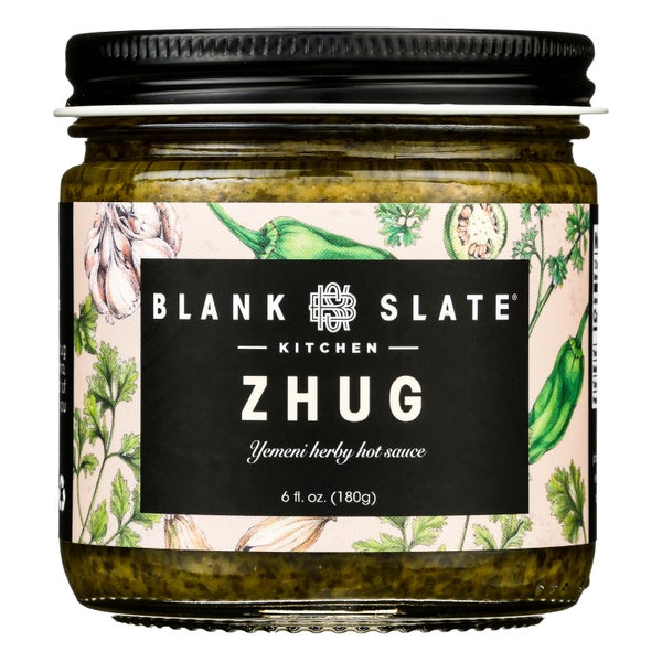 12-PACK OF Hot Sauce, Zhug Yemeni Herby, Blank Slate Kitchen
