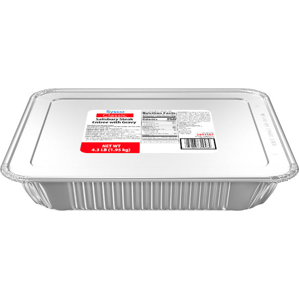 4.3 LB-PACK OF ENTREE STEAK SALISBURY W/GRVY