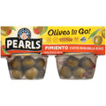 6-PACK OF Manzanilla Pimento Stuffed Olives To Go Pearls (Musco Family), 6 - 6.4 Oz
