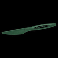 1000-PACK OF Cutlery Compostable CPLA Heavy Weight 6.5" Knife, Green