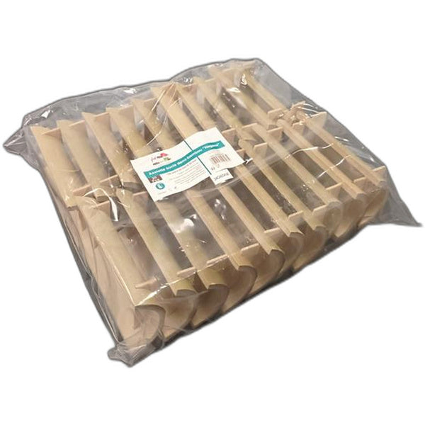 20 CT-PACK OF DISH RECTANGLE BAMBOO CURV 3.9