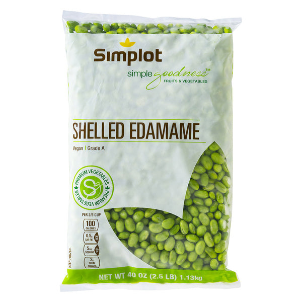 2.5 LB-PACK OF SOYBEAN WHOLE EDAMAME SHELLED