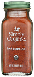 6-PACK OF Spice Paprika Simply Organic 2.86 oz