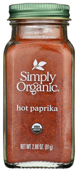 6-PACK OF Spice Paprika Simply Organic 2.86 oz